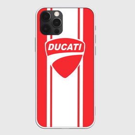 Чехол для iPhone 12 Pro с принтом DUCATI в Курске, силикон | область печати: задняя сторона чехла, без боковых панелей | ducati | moto | дукати | мото | мотоспорт