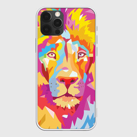 Чехол для iPhone 12 Pro Max с принтом Акварельный лев в Курске, Силикон |  | арт | грива | деко | жедтая | животные | закат | зверей | золото | кошка | лев | лето | львенок | неоновая | очки | пляж | прайд | разноцветная | солнце | тигр | узоры | царь | яркие