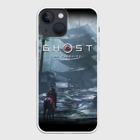 Чехол для iPhone 13 mini с принтом Ghost of Tsushima (Z) в Курске,  |  | game | ghost of tsushima | jin sakai | samurai | дзин сакай | игра | призрак цусимы | самурай