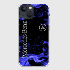 Чехол для iPhone 13 mini с принтом MERCEDES в Курске,  |  | mercedes | авто | автомобиль | логотип | марка | машина | мерин | мерс | мерседес | надпись | огонь | текстура