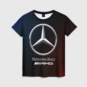 Женская футболка 3D с принтом MERCEDES / МЕРСЕДЕС в Курске, 100% полиэфир ( синтетическое хлопкоподобное полотно) | прямой крой, круглый вырез горловины, длина до линии бедер | amg | auto | bens | benz | logo | merc | mercedes | mercedes benz | mersedes | moto | new | star | vthctltc | авто | амг | бенц | звезда | класс | лого | логотип | мерин | мерс | мерседес | мерседес бенц | мото | новый | символ | символы | ьуксуву