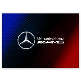 Поздравительная открытка с принтом MERCEDES / МЕРСЕДЕС в Курске, 100% бумага | плотность бумаги 280 г/м2, матовая, на обратной стороне линовка и место для марки
 | amg | auto | bens | benz | logo | merc | mercedes | mercedes benz | mersedes | moto | new | star | vthctltc | авто | амг | бенц | звезда | класс | лого | логотип | мерин | мерс | мерседес | мерседес бенц | мото | новый | символ | символы | ьуксуву