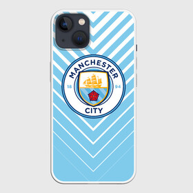 Чехол для iPhone 13 с принтом MANCHESTER CITY. в Курске,  |  | fc | football | football club | manchester city fc | sport | английский футбольный клуб | манчестер | манчестер сити | спорт | спортивный клуб | уефа | униформа | фирменные цвета | фк | футбол | футбольный клуб