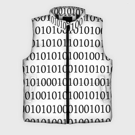 Мужской жилет утепленный 3D с принтом 101 в Курске,  |  | 101 | binary code | machine language | programming | двоичный код | программирования