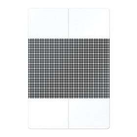 Магнитный плакат 2Х3 с принтом Classic в Курске, Полимерный материал с магнитным слоем | 6 деталей размером 9*9 см | gentelman | арт | белый | джентельмены | клеточная текстура | костюм в клеточку | тренер | чёрный