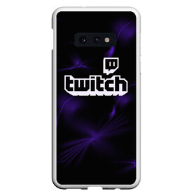 Чехол для Samsung S10E с принтом Twitch в Курске, Силикон | Область печати: задняя сторона чехла, без боковых панелей | Тематика изображения на принте: buster | evelone | twitch | бустер | бустеренко | киберспорт | стрим | стример | твитч | твич | эвелон