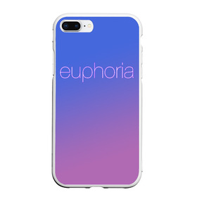 Чехол для iPhone 7Plus/8 Plus матовый с принтом Euphoria в Курске, Силикон | Область печати: задняя сторона чехла, без боковых панелей | euphoria | hunter schafer | jules vaughn | rue bennett | zendaya | джулиус | джулс вон | зендайа | зендая | ру беннет | хантер шафер | эйфория