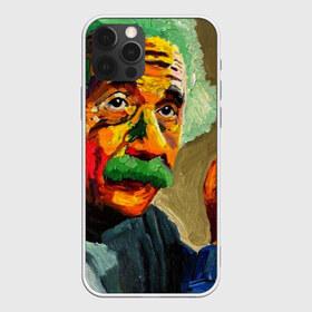 Чехол для iPhone 12 Pro Max с принтом Энштейн в Курске, Силикон |  | albert | art | einstein | арт | энштейн