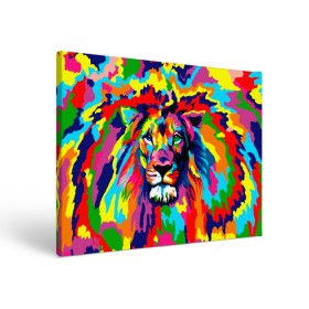 Холст прямоугольный с принтом Лев Artistic Art в Курске, 100% ПВХ |  | king | lion | neon | африка | голова | граффити | грива | дикий | животные | зверь | зодиак | картина | король | краски | красочный | лев | львенок | львиное | львица | неон | неоновые | радуга | радужный | рисунок
