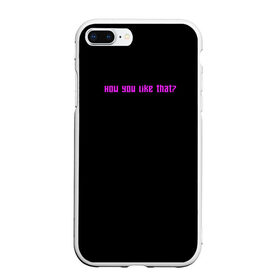 Чехол для iPhone 7Plus/8 Plus матовый с принтом How you like that? в Курске, Силикон | Область печати: задняя сторона чехла, без боковых панелей | blackpink | blink | k pop | kpop
