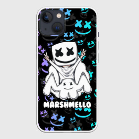 Чехол для iPhone 13 с принтом MARSHMELLO в Курске,  |  | dj | marshmello | marshmellow | usa | америка | клуб | клубная музыка | мармело | маршмелло | маршмеллоу | музыка | музыкант