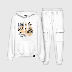 Женский костюм хлопок (с толстовкой) с принтом LADY LION в Курске,  |  | lion | в августе | знаки зодиака | лев | лев по гороскопу | львица | подарить львице