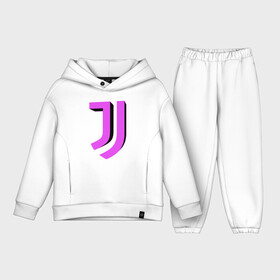 Детский костюм хлопок Oversize с принтом Juventus | 3D Logo Fuchsia (2021) в Курске,  |  | Тематика изображения на принте: 0x000000123 | juve | juventus | ronaldo | юве | ювентус