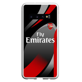 Чехол для Samsung Galaxy S10 с принтом ARSENAL UNIFORM в Курске, Силикон | Область печати: задняя сторона чехла, без боковых панелей | arsenal | arsenal uniform | aubameyang | champions league | england | fc | football club | sport | англия | арсенал | лига чемпионов | лондон | обамеянг | премьер лига | спортивные | униформа | фирменые цвета | фк | футбольный клуб