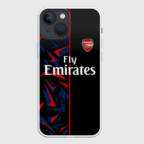 Чехол для iPhone 13 mini с принтом ARSENAL UNIFORM 2020 в Курске,  |  | arsenal | arsenal uniform | aubameyang | champions league | england | fc | football club | sport | англия | арсенал | лига чемпионов | лондон | обамеянг | премьер лига | спортивные | униформа | фирменые цвета | фк | футбольный клуб