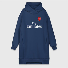 Платье-худи хлопок с принтом ARSENAL в Курске,  |  | arsenal | arsenal uniform | aubameyang | champions league | england | fc | football club | sport | англия | арсенал | лига чемпионов | лондон | обамеянг | премьер лига | спортивные | униформа | фирменые цвета | фк | футбольный клуб