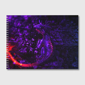 Альбом для рисования с принтом Энергия Лавы в Курске, 100% бумага
 | матовая бумага, плотность 200 мг. | drag | dragon | арт | динамическое | динозавр | дракон | красивое | фантастика