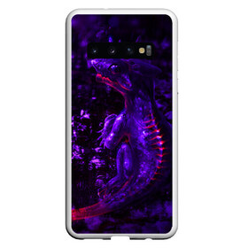 Чехол для Samsung Galaxy S10 с принтом Энергия Лавы в Курске, Силикон | Область печати: задняя сторона чехла, без боковых панелей | drag | dragon | арт | динамическое | динозавр | дракон | красивое | фантастика