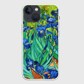 Чехол для iPhone 13 mini с принтом Ирисы Ван Гога в Курске,  |  | vangogh | арт | вангог | ветки | винсент | девушкам | импрессионизм | ирисы | искусство | картина | лепестки | летние | лето | листья | масло | пейзаж | поле | природа | растения | рисунок | сад | солнце