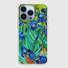 Чехол для iPhone 13 Pro с принтом Ирисы Ван Гога в Курске,  |  | vangogh | арт | вангог | ветки | винсент | девушкам | импрессионизм | ирисы | искусство | картина | лепестки | летние | лето | листья | масло | пейзаж | поле | природа | растения | рисунок | сад | солнце