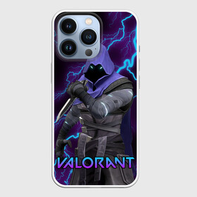 Чехол для iPhone 13 Pro с принтом VALORANT в Курске,  |  | omen | riot games | valorant | валорант | детская | детям | игра | компьютерная игра | молния | омен | омэн | персонаж | стрельба | стрелялка | шутер