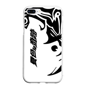 Чехол для iPhone 7Plus/8 Plus матовый с принтом JoJo Bizarre Adventure в Курске, Силикон | Область печати: задняя сторона чехла, без боковых панелей | aureo | battle | blood | crusaders | dio | giorno | giovanna | golden | jjba | jojo memes | jojos | jotaro | manga | phantom | stardust | vento aureo | wind | джо джо | манга