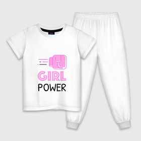Детская пижама хлопок с принтом GRL PWR (Z) в Курске, 100% хлопок |  брюки и футболка прямого кроя, без карманов, на брюках мягкая резинка на поясе и по низу штанин
 | emancipatio | feminism | girl power | girl to the power | mint juleps | spice girls | девичья сила | детерминизм | дискриминации женщин | кретинизм | неравенства полов | фемина | феминизация | феминизм | феминистка | феминность