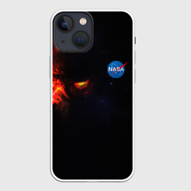 Чехол для iPhone 13 mini с принтом NASA НАСА в Курске,  |  | galaxy | nasa | nebula | space | star | абстракция | вселенная | галактика | звезда | звезды | космический | наса | планеты