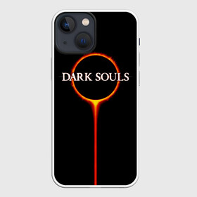 Чехол для iPhone 13 mini с принтом Dark Souls в Курске,  |  | black sun | bonfire | dark souls | dark souls 3 | dark souls logo | ds 3 | game | souls | sun | you died | дарк соулз | дарк соулс | дарк соулс лого | дс 3 | затмение | игра | солнечное затмение | солнце | темная душа | темные души | черное
