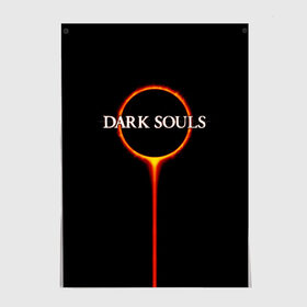 Постер с принтом Dark Souls в Курске, 100% бумага
 | бумага, плотность 150 мг. Матовая, но за счет высокого коэффициента гладкости имеет небольшой блеск и дает на свету блики, но в отличии от глянцевой бумаги не покрыта лаком | Тематика изображения на принте: black sun | bonfire | dark souls | dark souls 3 | dark souls logo | ds 3 | game | souls | sun | you died | дарк соулз | дарк соулс | дарк соулс лого | дс 3 | затмение | игра | солнечное затмение | солнце | темная душа | темные души | черное