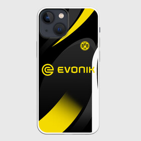 Чехол для iPhone 13 mini с принтом BORUSSIA DORTMUND в Курске,  |  | 09 | borussia | borussia dortmund | bvb | bvb 09 | dortmund | fc | football club | sport | боруссия | дортмунд | спортивные | униформа | фирменые цвета | фк | футбольный клуб