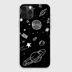 Чехол для iPhone 12 Pro Max с принтом Cosmos в Курске, Силикон |  | comet | cosmos | moon | planet | satellite | saturn | space | star | weightlessness | звезда | комета | космос | луна | невесомость | планета | сатурн | спутник
