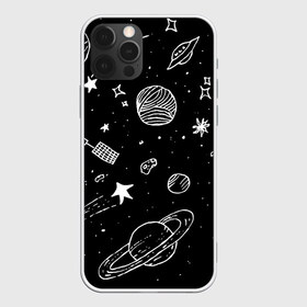 Чехол для iPhone 12 Pro Max с принтом Cosmos в Курске, Силикон |  | Тематика изображения на принте: comet | cosmos | moon | planet | satellite | saturn | space | star | weightlessness | звезда | комета | космос | луна | невесомость | планета | сатурн | спутник