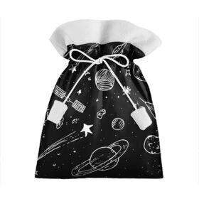 Подарочный 3D мешок с принтом Cosmos в Курске, 100% полиэстер | Размер: 29*39 см | comet | cosmos | moon | planet | satellite | saturn | space | star | weightlessness | звезда | комета | космос | луна | невесомость | планета | сатурн | спутник