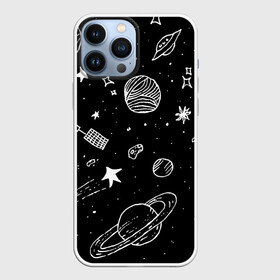 Чехол для iPhone 13 Pro Max с принтом Cosmos в Курске,  |  | comet | cosmos | moon | planet | satellite | saturn | space | star | weightlessness | звезда | комета | космос | луна | невесомость | планета | сатурн | спутник
