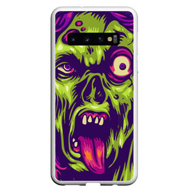 Чехол для Samsung Galaxy S10 с принтом Зомби стайл (zombie style) в Курске, Силикон | Область печати: задняя сторона чехла, без боковых панелей | апокалипсис | вирус | жизнь | зомбирование | зомбоящик | игра | кладбище | люди | мертвец | мертвецы | могила | мозг | мозги | мозгов | монстр | нежить | овощ | покойники | промывка | робот | сериал | тв