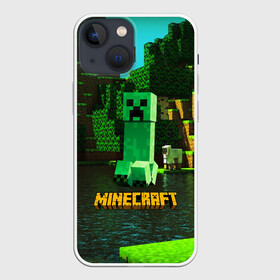 Чехол для iPhone 13 mini с принтом MINECRAFT   МАЙНКРАФТ КРИПЕР в Курске,  |  | craft | creeper | dungeon | dungeons | earth | game | logo | mine | minecraft | minecraft dungeons | mobile | online | дунгеонс | земля | зомби | игра | крипер | лого | майкрафт | майнкрафт | онлайн | подземелье