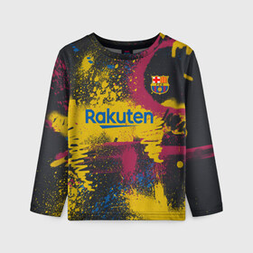 Детский лонгслив 3D с принтом FC Barcelona | La Liga pre-match shirt (2021) в Курске, 100% полиэстер | длинные рукава, круглый вырез горловины, полуприлегающий силуэт
 | 0x000000123 | barca | barcelona | fcb | messi | барса | барселона | месси | фкб