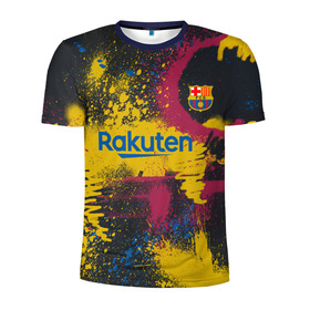 Мужская футболка 3D спортивная с принтом FC Barcelona | La Liga pre-match shirt (2021) в Курске, 100% полиэстер с улучшенными характеристиками | приталенный силуэт, круглая горловина, широкие плечи, сужается к линии бедра | 0x000000123 | barca | barcelona | fcb | messi | барса | барселона | месси | фкб