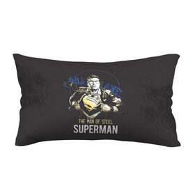 Подушка 3D антистресс с принтом Supermen в Курске, наволочка — 100% полиэстер, наполнитель — вспененный полистирол | состоит из подушки и наволочки на молнии | man | steel | superman | vdzajul | супермен | супермэн