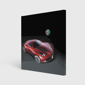 Холст квадратный с принтом Alfa Romeo в Курске, 100% ПВХ |  | Тематика изображения на принте: alfa romeo | car | italy | motorsport | prestige | автоспорт | альфа ромео | италия | престиж