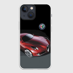Чехол для iPhone 13 mini с принтом Alfa Romeo в Курске,  |  | alfa romeo | car | italy | motorsport | prestige | автоспорт | альфа ромео | италия | престиж