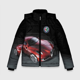Зимняя куртка для мальчиков 3D с принтом Alfa Romeo в Курске, ткань верха — 100% полиэстер; подклад — 100% полиэстер, утеплитель — 100% полиэстер | длина ниже бедра, удлиненная спинка, воротник стойка и отстегивающийся капюшон. Есть боковые карманы с листочкой на кнопках, утяжки по низу изделия и внутренний карман на молнии. 

Предусмотрены светоотражающий принт на спинке, радужный светоотражающий элемент на пуллере молнии и на резинке для утяжки | alfa romeo | car | italy | motorsport | prestige | автоспорт | альфа ромео | италия | престиж