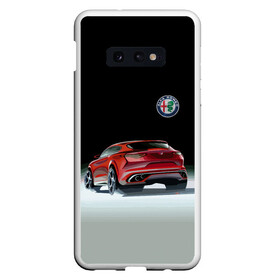 Чехол для Samsung S10E с принтом Alfa Romeo в Курске, Силикон | Область печати: задняя сторона чехла, без боковых панелей | alfa romeo | car | italy | motorsport | prestige | автоспорт | альфа ромео | италия | престиж