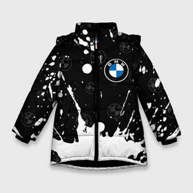 Зимняя куртка для девочек 3D с принтом BMW БМВ в Курске, ткань верха — 100% полиэстер; подклад — 100% полиэстер, утеплитель — 100% полиэстер. | длина ниже бедра, удлиненная спинка, воротник стойка и отстегивающийся капюшон. Есть боковые карманы с листочкой на кнопках, утяжки по низу изделия и внутренний карман на молнии. 

Предусмотрены светоотражающий принт на спинке, радужный светоотражающий элемент на пуллере молнии и на резинке для утяжки. | 2020 | auto | b m w | bmv | bmw | car | logo | moto | performance | power | series | sport | авто | б м в | бмв | игра | игры | иьц | лого | логотип | марка | машина | мото | мотоцикл | павер | перфоманс | серии | серия | символ | спорт