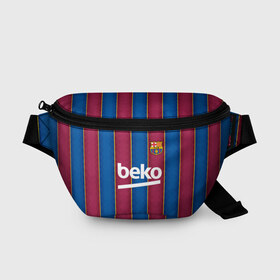 Поясная сумка 3D с принтом FC Barcelona 20/21 в Курске, 100% полиэстер | плотная ткань, ремень с регулируемой длиной, внутри несколько карманов для мелочей, основное отделение и карман с обратной стороны сумки застегиваются на молнию | barcelona | champions | fc | fc barcelona 20 21 | fcb | football club | league | lionel | messi | spain | sport | барселона | испания | лига | лионель | месси | спортивные | униформа | фирменые цвета | фк | футбольный клуб | чемпионов