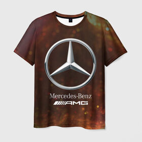 Мужская футболка 3D с принтом MERCEDES / МЕРСЕДЕС в Курске, 100% полиэфир | прямой крой, круглый вырез горловины, длина до линии бедер | amg | auto | bens | benz | logo | merc | mercedes | mercedes benz | mersedes | moto | star | vthctltc | авто | амг | бенц | звезда | класс | лого | логотип | мерин | мерс | мерседес | мерседес бенц | мото | символ | символы | ьуксувуы