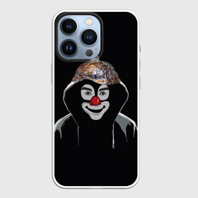 Чехол для iPhone 13 Pro с принтом Клоун в шапочке в Курске,  |  | 5g вышки | клоун | связь | фобия | фольга
