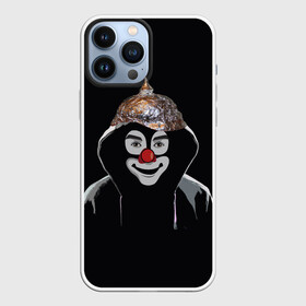 Чехол для iPhone 13 Pro Max с принтом Клоун в шапочке в Курске,  |  | 5g вышки | клоун | связь | фобия | фольга