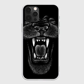 Чехол для iPhone 12 Pro Max с принтом Черная пантера в Курске, Силикон |  | big | black | cat | danger | jungle | king | leopard | panter | panther | picture | большая | большой | джунглей | джунгли | зубы | король | кот | кошка | леопард | мелками | опасная | опасный | охотник | пантера | пасть | рисунок | хищник | 